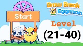 Draw Break Eggmon part 2 All levels 21-40 walkthrough