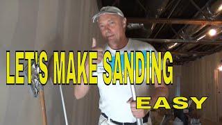 Drywall sanding made easy