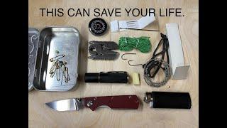 My EDC survival kit  Basic emergency package