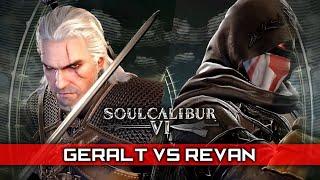 Geralt The Witcher vs. Revan Star Wars KOTOR  Soul Calibur 6 CPU vs. CPU Fight