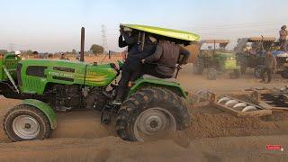 जिस चीज का डर था वही काम हुआ Indofarm 3055 DI tractor stuck with 2 harrow in Umrawat competition