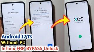 Infinix Android 1213 Google Account Remove  All Infinix FRP Bypass 2024 Without pc  APK Not open