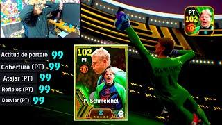 ASI ATAJA SCHMEICHEL *102* EL PORTERO MAS ROTO del JUEGO  eFootball Mobile