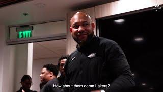 Darvin Hams postgame speech after Lakers advance to 2nd Round  2023 NBA Playoffs