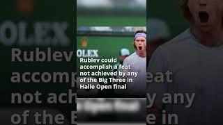 Tennis Rublev takes center stage at Halle Open final leaving the Big Three in awe  #shorts