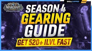 Season 4 Gearing Guide  Get BiS Gear FAST Item Level 520+