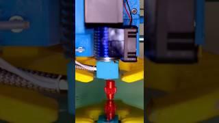 Mechanism with a spring on a 3d printer #print #3d #funny #toys