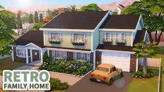 Retro Family Home  The Sims 4 Speed Build