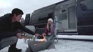 The most portable fire pit for vanlife