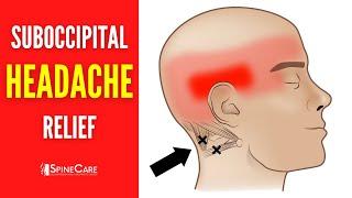 How to Release Tight Suboccipital Muscles  HEADACHE RELIEF in Seconds