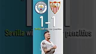 Man City vs Sevilla  UEFA Super Cup  What is your prediction? #mancity #sevilla #uefa #shorts