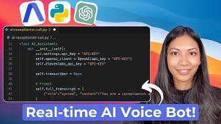 Coding an AI Voice Bot from Scratch Real-Time Conversation with Python