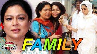 Reema Lagoo Family With Parents Husband Daughter & Death