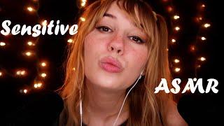 ASMR Sensitive Mic Kissing & Breathy Whispers