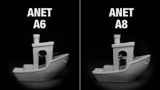 Anet A6 vs Anet A8 Test Print - Benchmark 4k