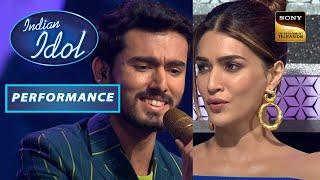 Indian Idol Season 13  Chirag की Magical Performance में खो गई Kriti Sanon  Performance