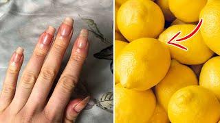 How To Grow Your Nails Fast With Lemon - NAILS