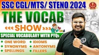 Vocabulary English  Vocabulary For SSC CGL  MTS  Steno 2024  The Vocab Show By Bhragu Sir