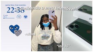 organizando o meu telemóvel  *IOS 16*