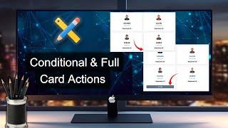 Conditional and Full Card Actions in Oracle APEX