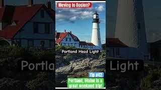 Moving to Boston Tip #42 Portland Maine is a great weekend trip #portlandheadlight