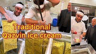 بستنی سنتی قزوین  @foodspyir traditional qazvin  ice cream