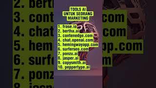 Tools AI untuk marketing #shorts #ai #chatgpt #tools