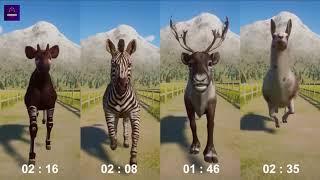 Animals Running Race Horse Race Videos planet zoo blueprintsYOUTUBE GAMER