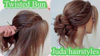 Juda hairstyles for-girl Indian bridal gorgeous hairstyles