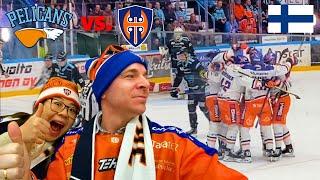 Back in Finland for the Finnish Liiga Finals Pelicans vs. Tappara GAME 2 HOCKEY