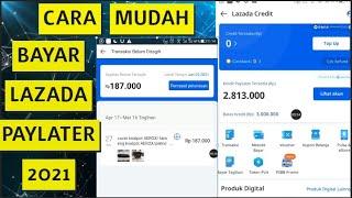 Cara Mudah Bayar Tagihan Lazada Paylater  DANA OVO Alfamart Indomaret