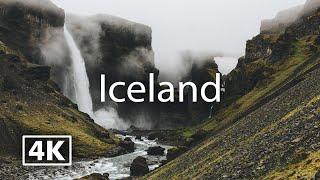 Iceland 4K  Travel with Calm Music