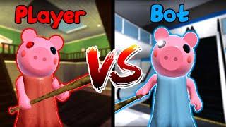 Player vs Bot in Roblox Piggy