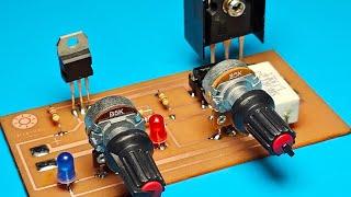 How to Make a Voltage and Current Adjustable Short Circuit Protected Adjustable Power Supply 30V10A