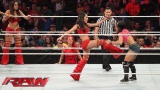 Natalya Brie Bella Nikki Bella Cameron & Naomi vs. AJ Lee Aksana Layla Alicia Fox & Tamina Ra