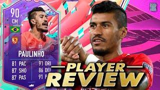 5⭐ WEAK FOOT? 90 FUT BIRTHDAY PAULINHO PLAYER REVIEW FIFA 21 Ultimate Team