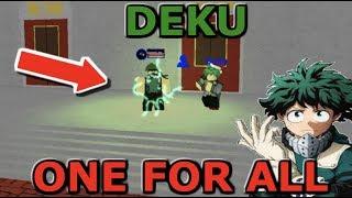 Boku No Roblox Remastered  All New DEKU OFA Showcase CODES