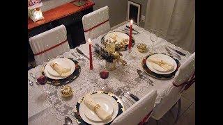 How to bring Christmas Cheer to Your Dining Room - Cara membuat Natal Indah di Meja Makan.
