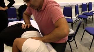 Strain counterstrain and mobilization for lower back