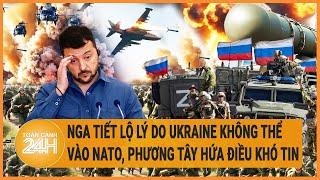 Điểm nóng quốc tế Nga tiết lộ lý do Ukraine không thể vào NATO phương Tây hứa điều khó tin