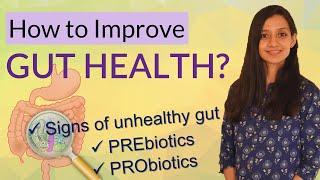 How to MAINTAIN GOOD GUT HEALTH  Foods and Diet  Prebiotics and Probiotics