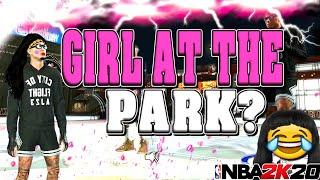 I PRETENDED TO BE A GIRL ON NBA 2K20 TROLLING AT THE PARK LOL FUNNY
