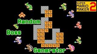 Super Mario Maker 2 - AMAZING Random Boss Generator