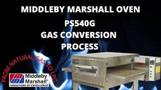 Middle Marshall Conveyor Oven PS540G Conversion Process