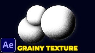 Animated Grain Texture Tutorial in After Effects  Noise Texture