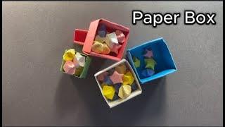 How to make a Paper Box?  DIY Paper Box  Origami Box  Easy Paper Box