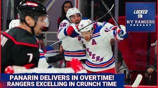 Panarin comes up CLUTCH with Game 3 overtime winner Rangers continue to excel in crunch time