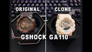 GSHOCK GA110 ORI VS CLONE PREMIUM 11  GSHOCK REAL VS FAKE  ORIGINAL GSHOCK  FAKE GSHOCK