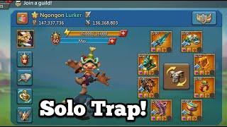 180m Solo Trap Eating Rallies - Lords Mobile