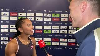 LAVIAI NIELSEN BREAKS 50 SECONDS FOR 400M  London Diamond League 2024